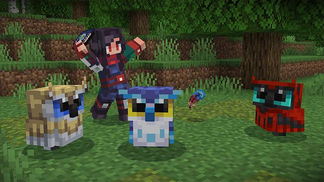 Screenshot of the Minecraft Bedrock Marketplace product Owls Add-On created by Noxcrew.