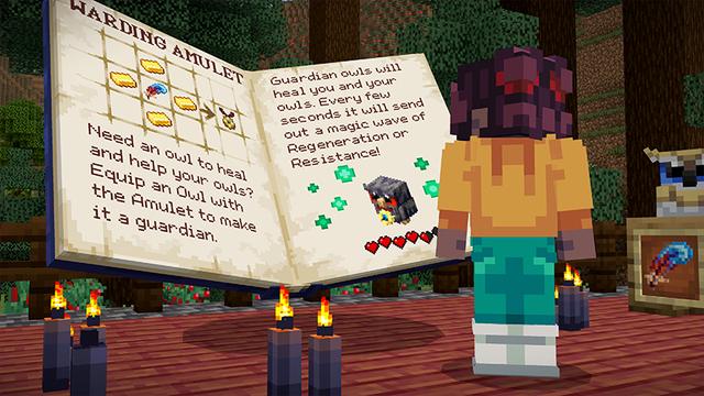 Screenshot of the Minecraft Bedrock Marketplace product Owls Add-On created by Noxcrew.