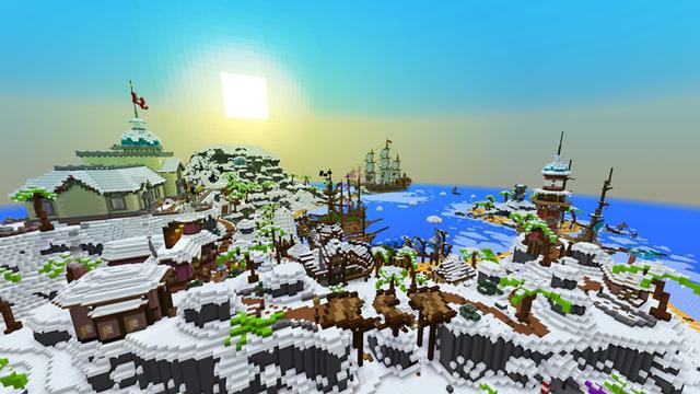 Screenshot of the Minecraft Bedrock Marketplace product Pirate Story created by Noxcrew.