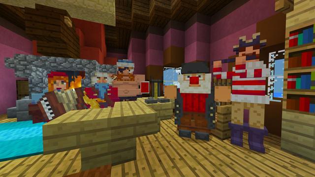 Screenshot of the Minecraft Bedrock Marketplace product Pirate Story created by Noxcrew.