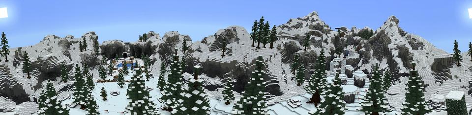Panorama of the Minecraft Bedrock Marketplace product Ready Sled Go! created by Noxcrew.
