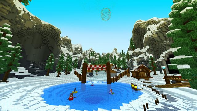 Screenshot of the Minecraft Bedrock Marketplace product Ready Sled Go! created by Noxcrew.