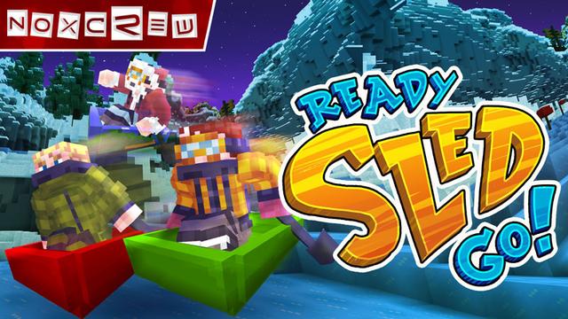 Thumbnail of the Minecraft Bedrock Marketplace product Ready Sled Go! created by Noxcrew.