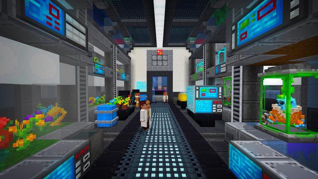 Screenshot of the Minecraft Bedrock Marketplace product Spaceships & Aliens created by Noxcrew.