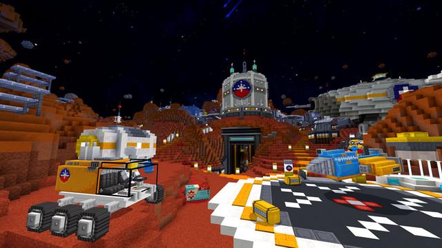 Screenshot of the Minecraft Bedrock Marketplace product Spaceships & Aliens created by Noxcrew.
