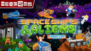 Thumbnail of the Minecraft Bedrock Marketplace product Naves espaciales y alienígenas created by Noxcrew.