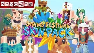 Thumbnail of the Minecraft Bedrock Marketplace product Spring Festival Skin Pack created by Noxcrew.