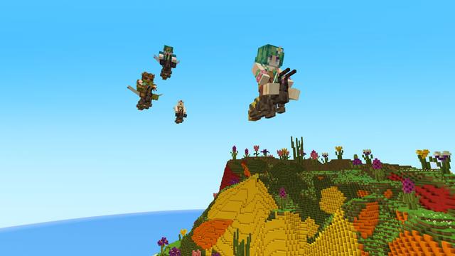 Screenshot of the Minecraft Bedrock Marketplace product Spring Mini-Games Festival created by Noxcrew.