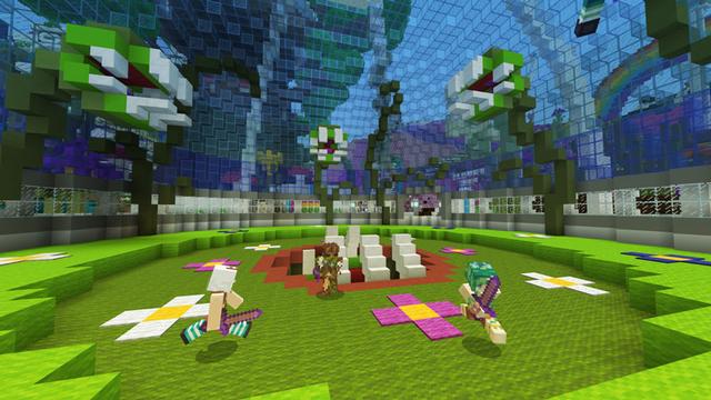 Screenshot of the Minecraft Bedrock Marketplace product Spring Mini-Games Festival created by Noxcrew.