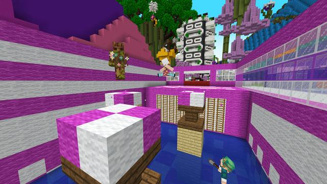 Screenshot of the Minecraft Bedrock Marketplace product Spring Mini-Games Festival created by Noxcrew.