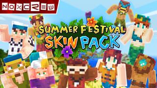 Thumbnail of the Minecraft Bedrock Marketplace product Summer Festival Skin Pack created by Noxcrew.