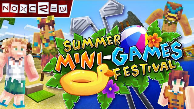 Thumbnail of the Minecraft Bedrock Marketplace product Summer Mini-Games Festival created by Noxcrew.