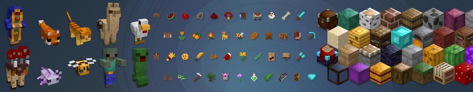 Panorama of the Minecraft Bedrock Marketplace product Tiny Footprints Texture Pack created by Noxcrew.
