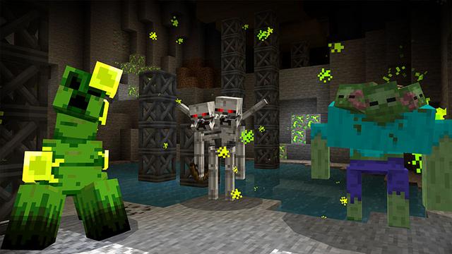Screenshot of the Minecraft Bedrock Marketplace product Uranium Ore created by Noxcrew.