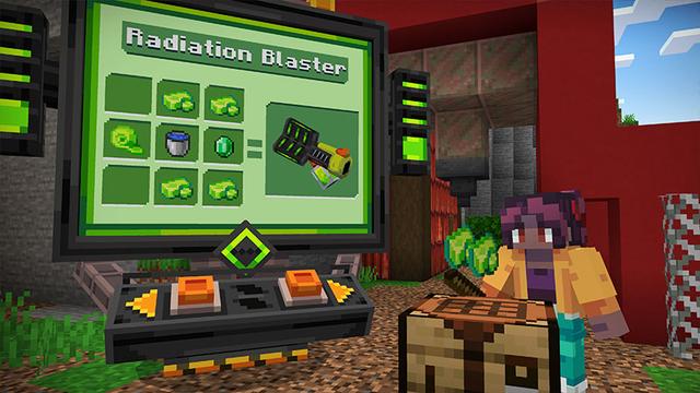 Screenshot of the Minecraft Bedrock Marketplace product Uranium Ore created by Noxcrew.
