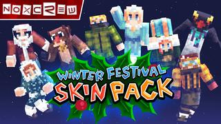 Thumbnail of the Minecraft Bedrock Marketplace product Winter Festival Skin Pack created by Noxcrew.