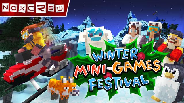 Thumbnail of the Minecraft Bedrock Marketplace product Winter Mini-Games Festival created by Noxcrew.