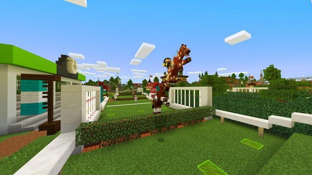 Screenshot of the Minecraft Bedrock Marketplace product World of Horses created by Noxcrew.