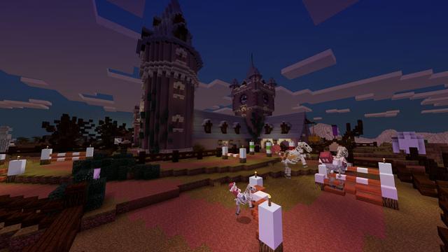 Screenshot of the Minecraft Bedrock Marketplace product World of Horses created by Noxcrew.