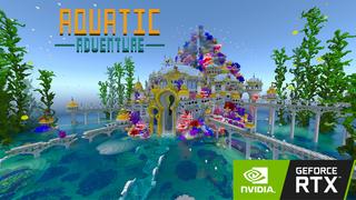 Thumbnail of the Minecraft Bedrock Marketplace product Aquatic Adventure RTX created by Nvidia.