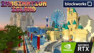 Thumbnail of the Minecraft Bedrock Marketplace product Imagination Island RTX created by Nvidia.
