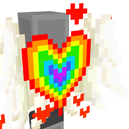 Thumbnail of the Minecraft Bedrock Marketplace product RGB Love Wings created by Oaken.