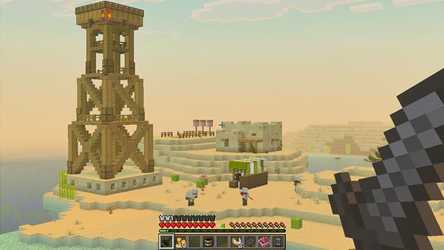 Screenshot of the Minecraft Bedrock Marketplace product AdventureCraft Add-On created by Octovon.