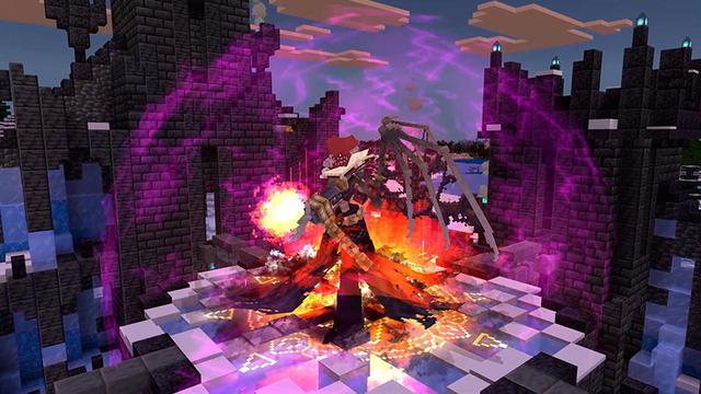 Screenshot of the Minecraft Bedrock Marketplace product AdventureCraft Add-On created by Octovon.