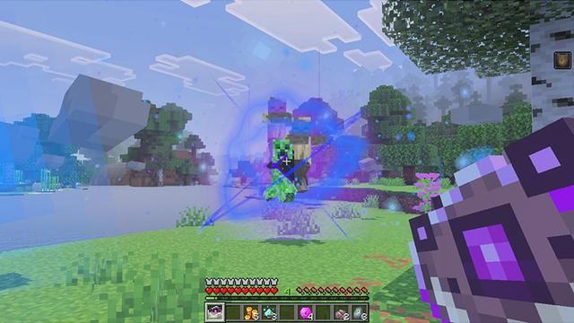 Screenshot of the Minecraft Bedrock Marketplace product AdventureCraft Add-On created by Octovon.