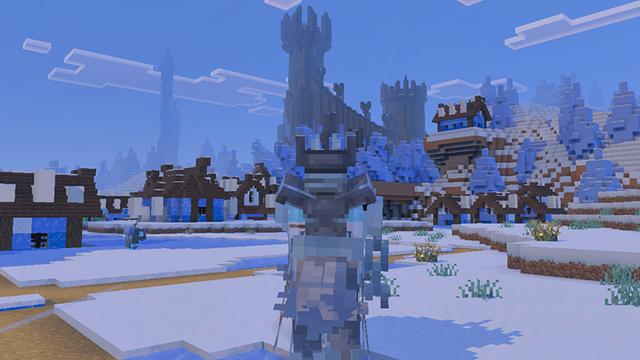 Screenshot of the Minecraft Bedrock Marketplace product AdventureCraft Add-On created by Octovon.