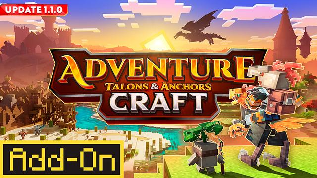 Thumbnail of the Minecraft Bedrock Marketplace product AdventureCraft Add-On created by Octovon.