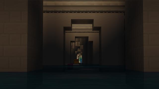 Screenshot of the Minecraft Bedrock Marketplace product Backrooms Lvl 99 created by Octovon.