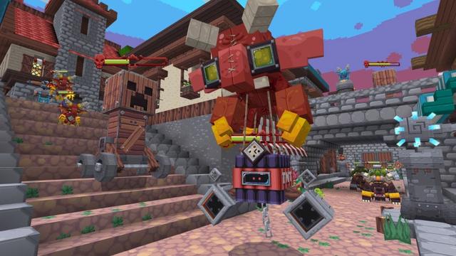 Screenshot of the Minecraft Bedrock Marketplace product Castle Defenders created by Octovon.