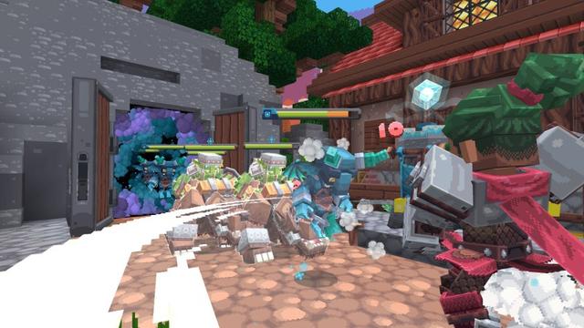 Screenshot of the Minecraft Bedrock Marketplace product Castle Defenders created by Octovon.