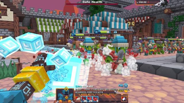 Screenshot of the Minecraft Bedrock Marketplace product Castle Defenders created by Octovon.