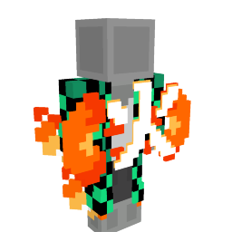 Thumbnail of the Minecraft Bedrock Marketplace product Checkered Fire Robe created by Octovon.