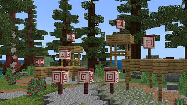 Screenshot of the Minecraft Bedrock Marketplace product Cherry Lake Cabin created by Octovon.