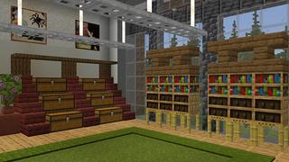Screenshot of the Minecraft Bedrock Marketplace product Cherry Lake Cabin created by Octovon.