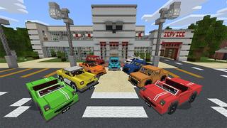Screenshot of the Minecraft Bedrock Marketplace product Concesionario de coches urbanos created by Octovon.