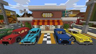 Screenshot of the Minecraft Bedrock Marketplace product Concesionario de coches urbanos created by Octovon.