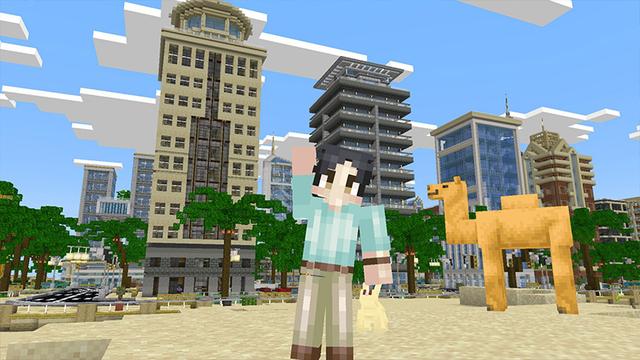 Screenshot of the Minecraft Bedrock Marketplace product Cityscapes Dubai created by Octovon.
