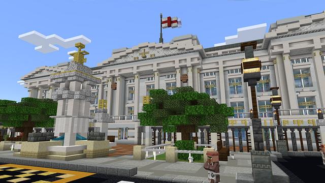 Screenshot of the Minecraft Bedrock Marketplace product Cityscapes London created by Octovon.