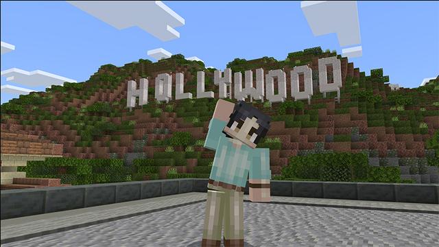 Screenshot of the Minecraft Bedrock Marketplace product Cityscapes Los Angeles created by Octovon.