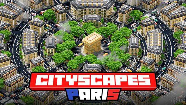 Thumbnail of the Minecraft Bedrock Marketplace product Cityscapes Paris created by Octovon.