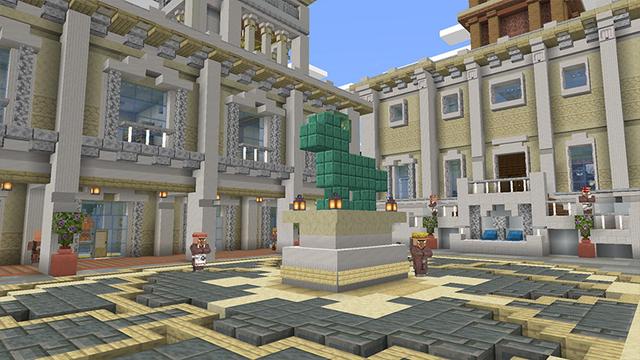 Screenshot of the Minecraft Bedrock Marketplace product Cityscapes Rome created by Octovon.