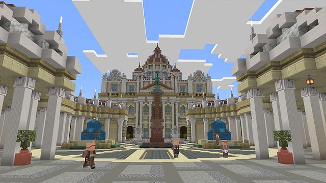 Screenshot of the Minecraft Bedrock Marketplace product Cityscapes Rome created by Octovon.