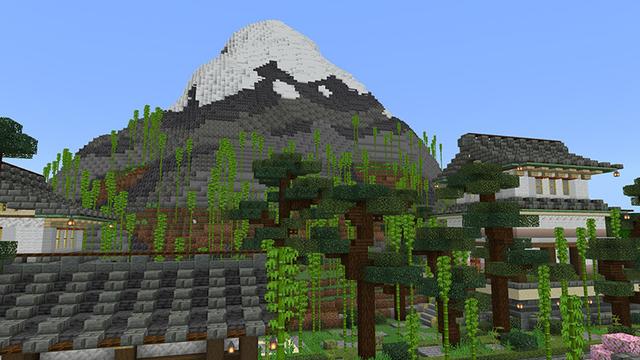 Screenshot of the Minecraft Bedrock Marketplace product Cityscapes Tokyo created by Octovon.