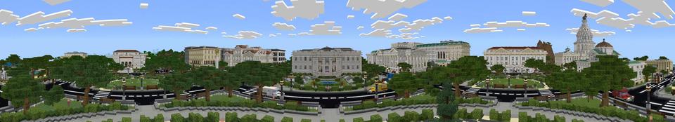Panorama of the Minecraft Bedrock Marketplace product Cityscapes Washington created by Octovon.