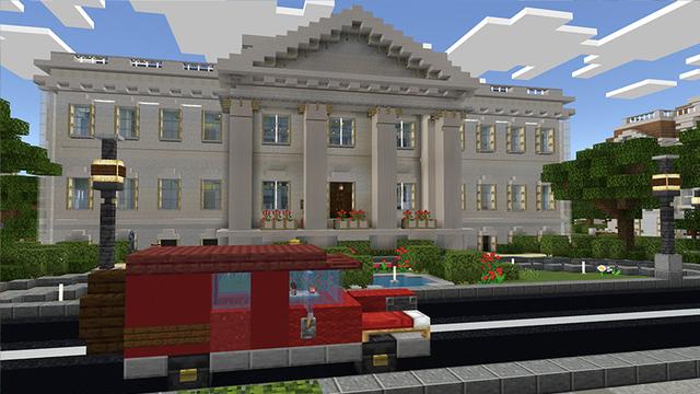 Screenshot of the Minecraft Bedrock Marketplace product Cityscapes Washington created by Octovon.