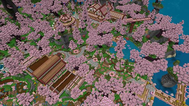 Screenshot of the Minecraft Bedrock Marketplace product Casa cor-de-rosa acolhedora created by Octovon.